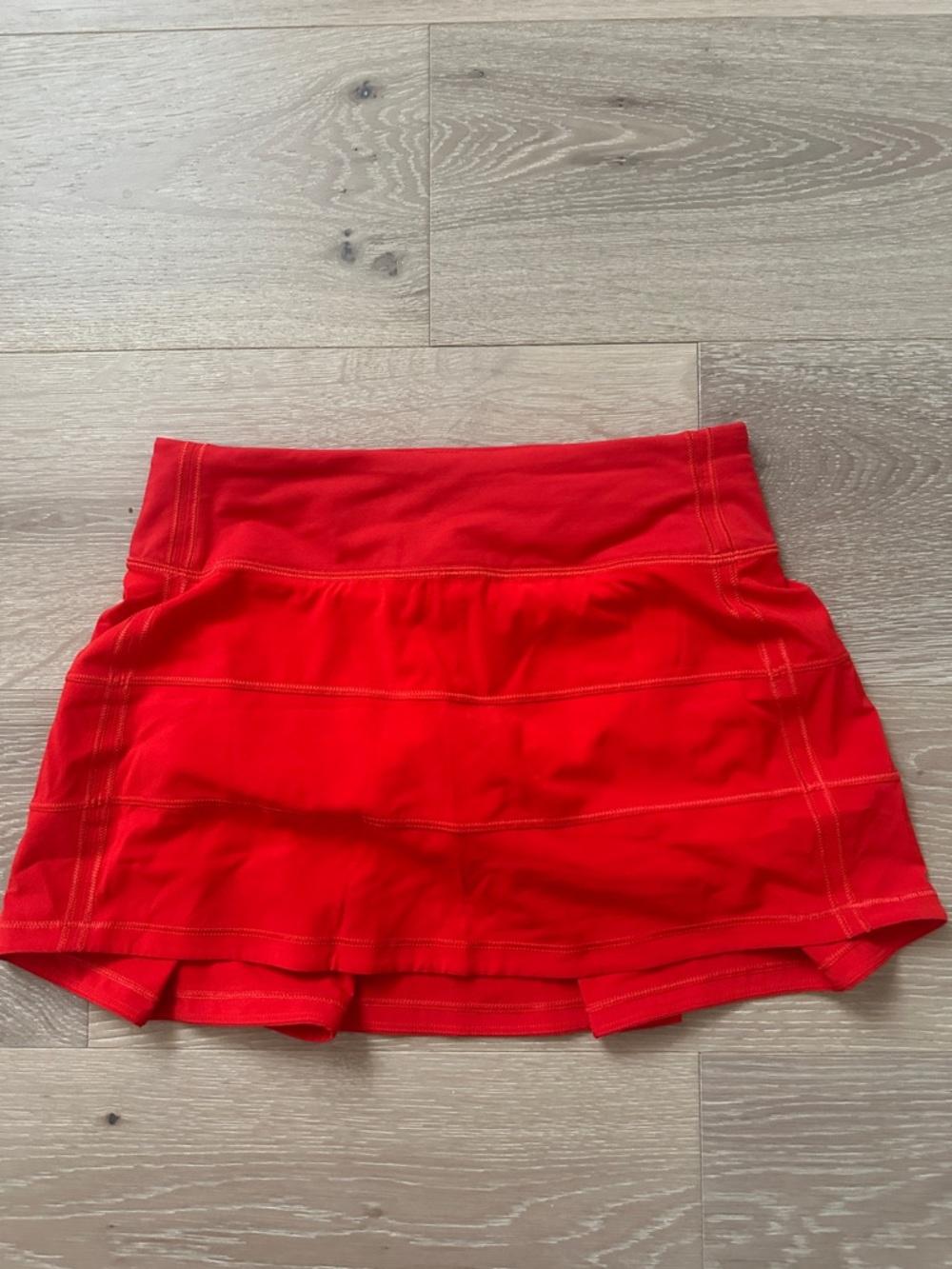 Lululemon Pace Rival Mid-rise Run Skirt Size 2 Hot Heat Red